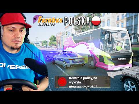 🚌 MOJA POLICYJNA KONTROLA MODLINBUSEM DO WARSZAWY! | Fernbus Simulator