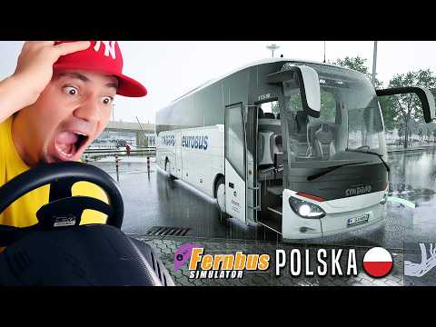 🚌 JADĘ W DESZCZU DO ŁODZI! jak wariat | Fernbus Simulator